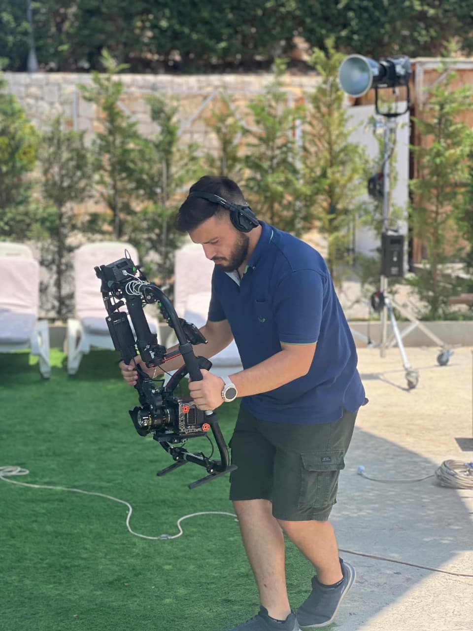 Ahmad Noureddine, behind the camera